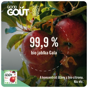 4x GOOD GOUT BIO Jablko 85 g