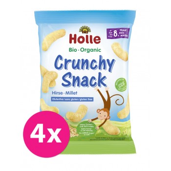 4x HOLLE Bio organické chrumky pšenové s mangom 25 g