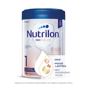 4x NUTRILON Profutura DUOBIOTIK 1 počiatočné dojčenské mlieko 800 g 0+
