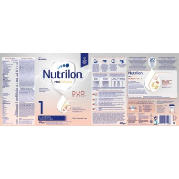4x NUTRILON Profutura DUOBIOTIK 1 počiatočné dojčenské mlieko 800 g 0+