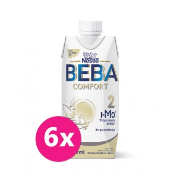 6x BEBA COMFORT HM-O 2 Mlieko pokračovacie tekuté, 500 ml