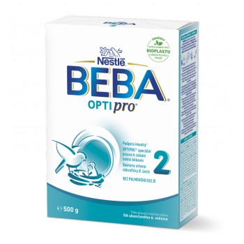 6x BEBA OPTIPRO® 2 Mlieko pokračovacie, 500 g​