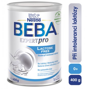 BEBA EXPERTpro Lactose Free Výživa mliečna počiatočná 400 g, 0m+