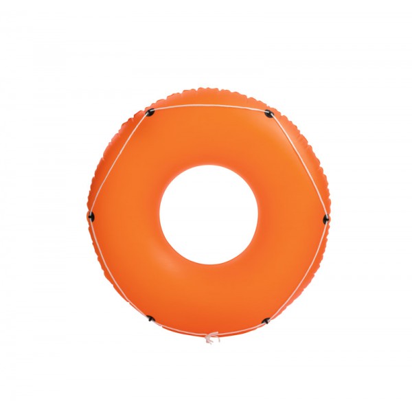 BESTWAY Kruh nafukovací farebné, priemer 119 cm, oranžová