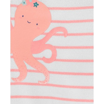 CARTER'S Body bez rukávov Pink Ocean dievča 5ks 3m