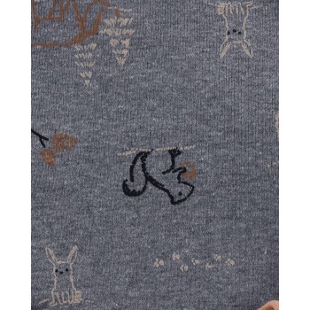 CARTER'S Body dl. rukáv Bear chlapec LBB 4ks NB /veľ.56