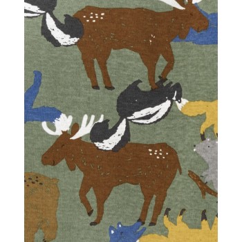 CARTER'S Body dl. rukáv Brown Navy chlapec 4ks NB /veľ.56