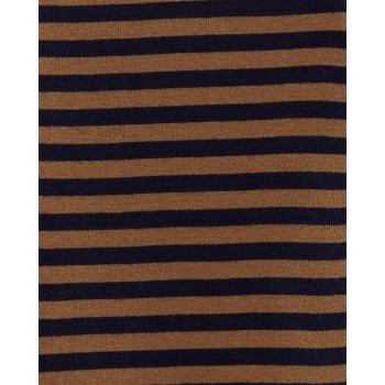 CARTER'S Body dl. rukáv Brown Navy chlapec 4ks NB /veľ.56