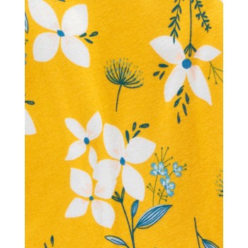 CARTER'S Body dl. rukáv Floral dievča 4ks NB /veľ.56