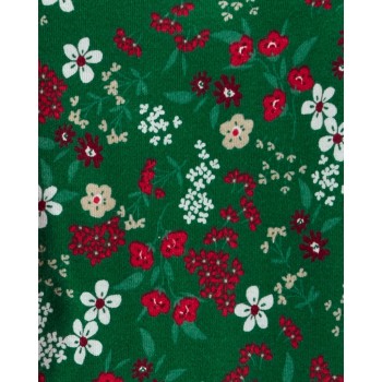 CARTER'S Body dl. rukáv Red Green dievča 4ks NB /veľ.56