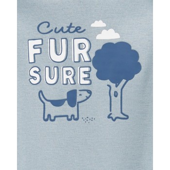 CARTER'S Body dlhý rukáv Blue Dogs chlapec LBB 3ks NB/veľ. 56