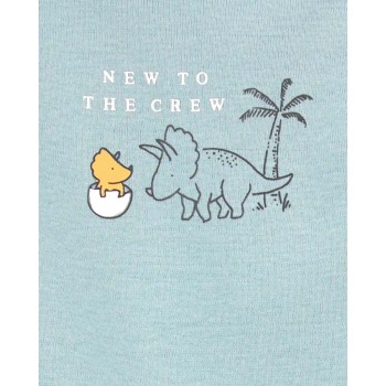 CARTER'S Body krátky rukáv Blue Dino chlapec LBB 5ks NB/ veľ. 56