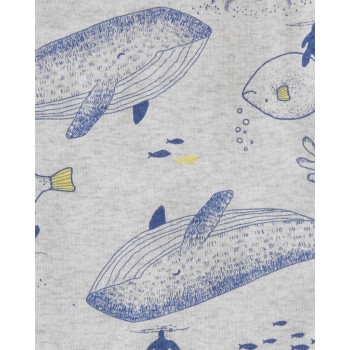 CARTER'S Body krátky rukáv Blue Ocean chlapec 3ks 3m