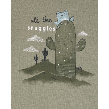 CARTER'S Body krátky rukáv Cactus & Buffalo chlapec 5ks NB/ veľ. 56