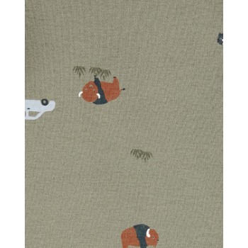 CARTER'S Body krátky rukáv Cactus & Buffalo chlapec 5ks NB/ veľ. 56