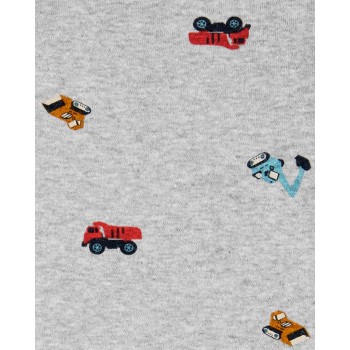 CARTER'S Body krátky rukáv Cars chlapec 3ks 3m