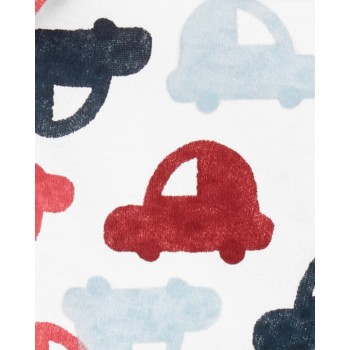 CARTER'S Body krátky rukáv Cars chlapec 5ks 6m