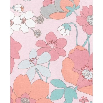 CARTER'S Body krátky rukáv Floral Pink dievča LBB 5 ks PRE/ veľ. 46