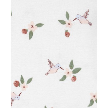 CARTER'S Body krátky rukáv Hummingbird dievča 5ks NB/ veľ. 56