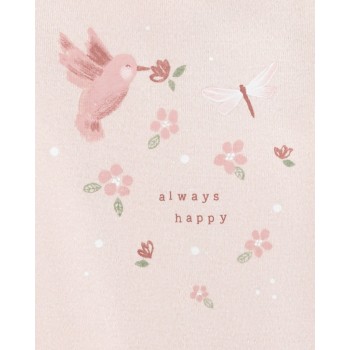 CARTER'S Body krátky rukáv Hummingbird dievča 5ks NB/ veľ. 56