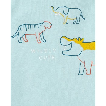 CARTER'S Body krátky rukáv Multicolor Dino chlapec 3ks NB/ veľ. 56