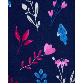 CARTER'S Body krátky rukáv Navy Flowers dievča 3ks NB/ veľ. 56