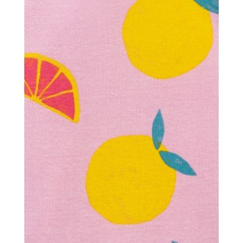 CARTER'S Body krátky rukáv Purple Lemon dievča 3m