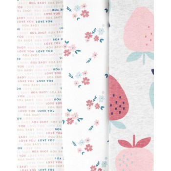 CARTER'S Body krátky rukáv Strawberry dievča LBB 5 ks NB/ veľ. 56