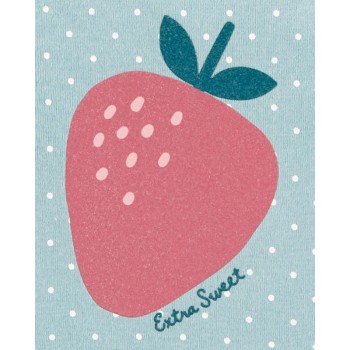 CARTER'S Body krátky rukáv Strawberry dievča LBB 5 ks NB/ veľ. 56