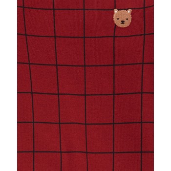 CARTER'S Overal bez nožičiek Red Grey chlapec LBB 2ks PRE /veľ.46