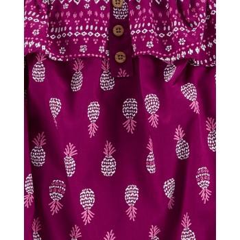 CARTER'S Overal letný Purple Pineapple dievča 24m