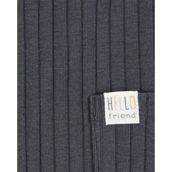 CARTER'S Set 2dielny overal bez rukávov, podbradník Charcoal chlapec LBB PRE, veľ. 46