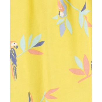 CARTER'S Set 2dielny tričko na ramienka, kraťasy Yellow Birds dievča 12m