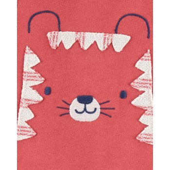 CARTER'S Set 3dielny body bez rukávov, tielko, kraťasy Red Tiger chlapec 12m