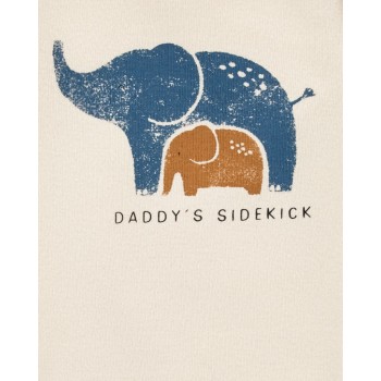 CARTER'S Set 3dielny body dl. rukáv, body kr. rukáv, tepláky Blue Elephant chlapec LBB PRE/ veľ. 46