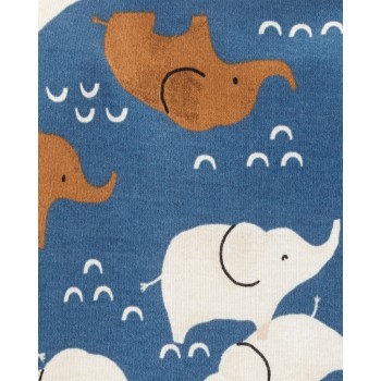CARTER'S Set 3dielny body dl. rukáv, body kr. rukáv, tepláky Blue Elephant chlapec LBB PRE/ veľ. 46