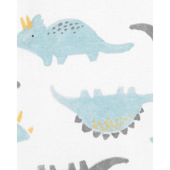 CARTER'S Set 3dielny body kr. rukáv 2 ks, tepláky Blue Dino chlapec LBB NB, veľ. 56