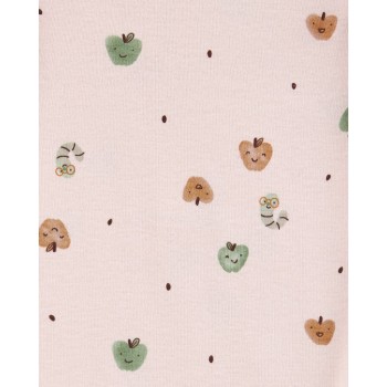 CARTER'S Set 3dielny body kr. rukáv 2ks, legíny Pink Apple dievča NB/ veľ. 56