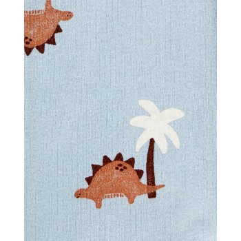 CARTER'S Set 3dielny body kr. rukáv, overal, tepláky Blue Dino chlapec LBB NB/veľ. 56