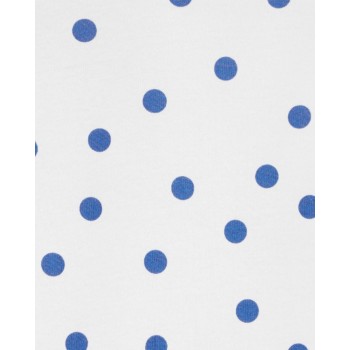 CARTER'S Set 3dielny body kr. rukáv, tričko kr. rukáv, kraťasy Blue Dot Fish dievča NB/ veľ. 56