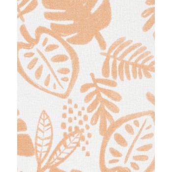 CARTER'S Set 3dielny body na ramienka, tielko, nohavičky Brown Palm dievča 12m