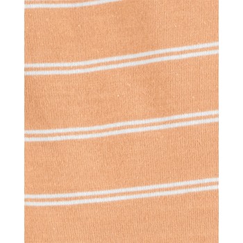 CARTER'S Set 3dielny body na ramienka, tielko, nohavičky Brown Palm dievča 18m