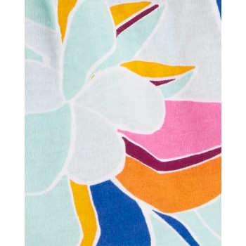 CARTER'S Set 3dielny body na ramienka, tielko, nohavičky Multi Floral dievča 24m