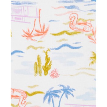 CARTER'S Set 3dielny body na ramienka, tielko, kraťasy Pink Sunshine dievča 24m