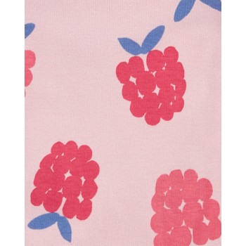 CARTER'S Set 3dielny legíny, body kr. rukáv, body na ramienka Pink Raspberry dievča 3m