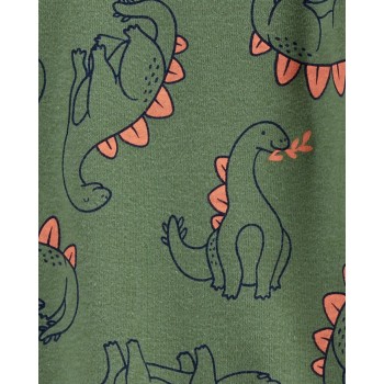 CARTER'S Set 3dielny overal na cvoky bez nožičiek 2ks, čiapka Dino chlapec LBB NB/ veľ. 56