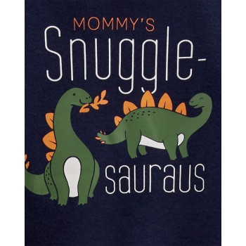 CARTER'S Set 3dielny overal na cvoky bez nožičiek 2ks, čiapka Dino chlapec LBB NB/ veľ. 56