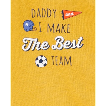 CARTER'S Set 3dielny overal, body kr. rukáv, tepláky Daddy chlapec LBB PRE, veľ. 46