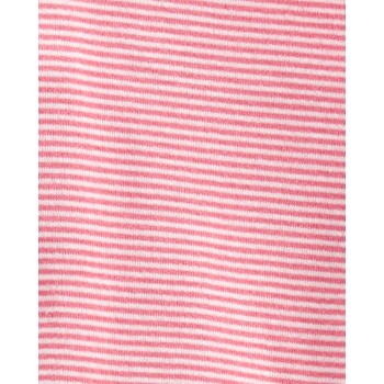 CARTER'S Set 3dielny polodupačky, tričko dl. rukáv zavinovacie, čiapka Pink Flower dievča LBB PRE, v