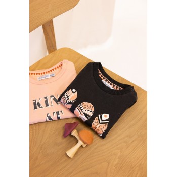 DIRKJE Mikina tm. šedá dievča veľ.86